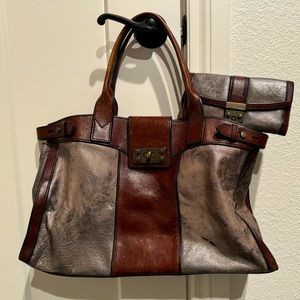 Fossil Handbag with Matching Wallet